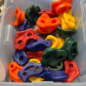 Colorful Climbing Holds for Kids